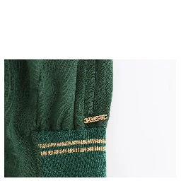 Green Mock Zip Cardigan Sweatshirt Sweater Jacket