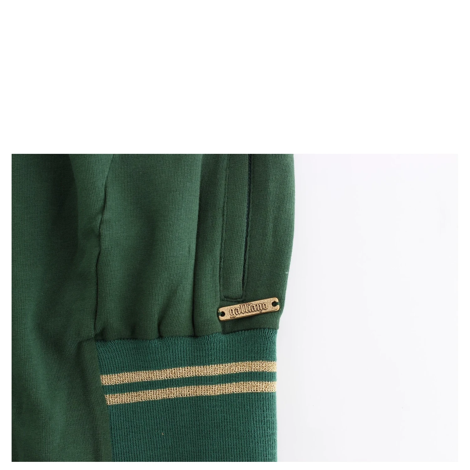 Green Mock Zip Cardigan Sweatshirt Sweater Jacket