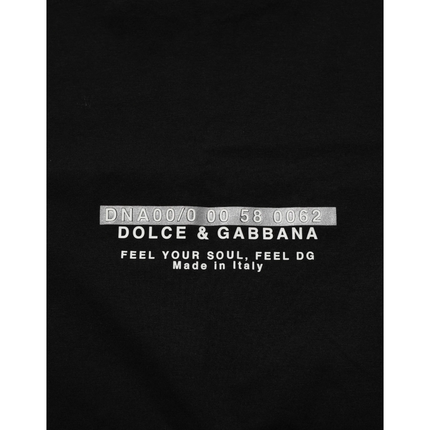 Black Statement Cotton Men Crew Neck T-shirt