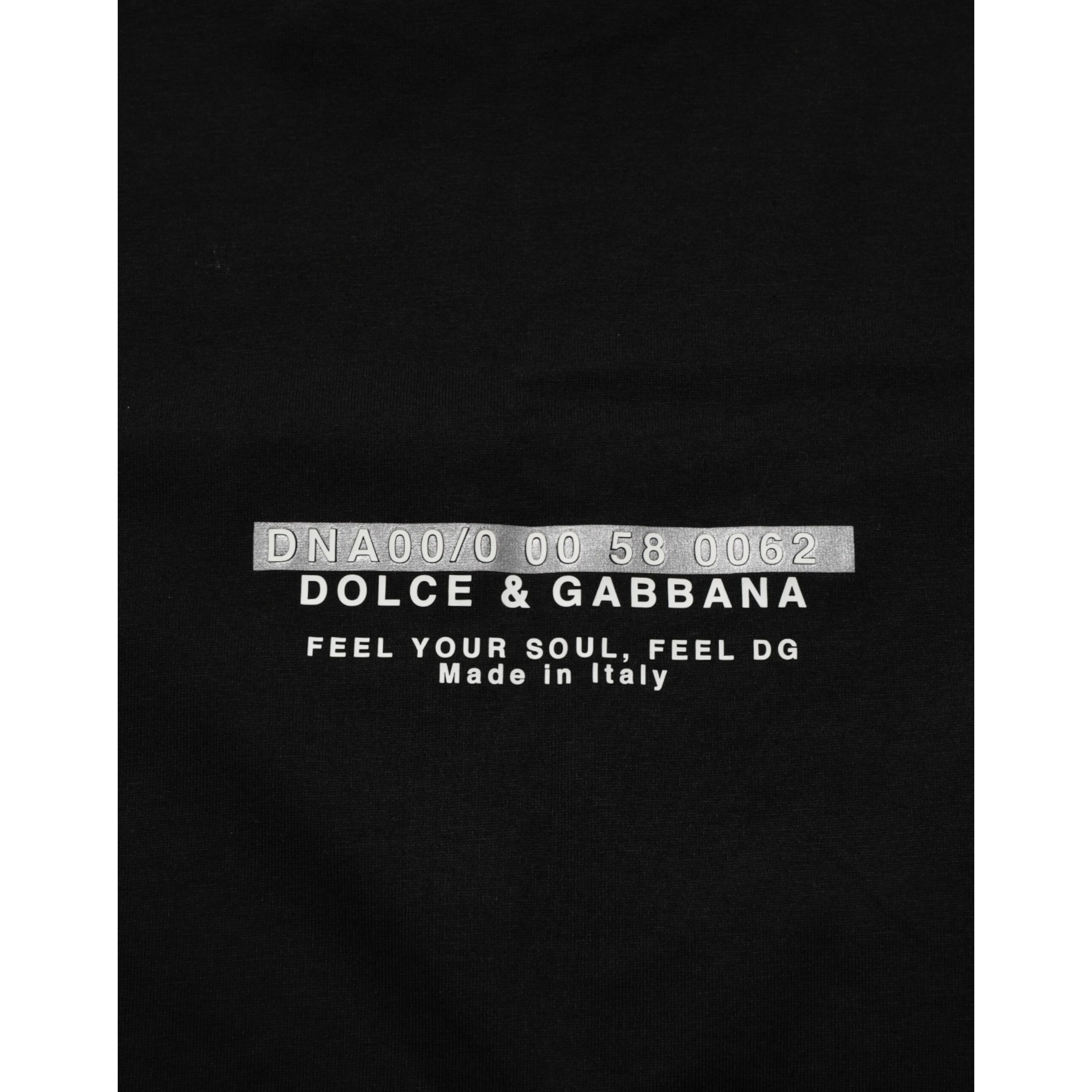 Black Statement Cotton Men Crew Neck T-shirt