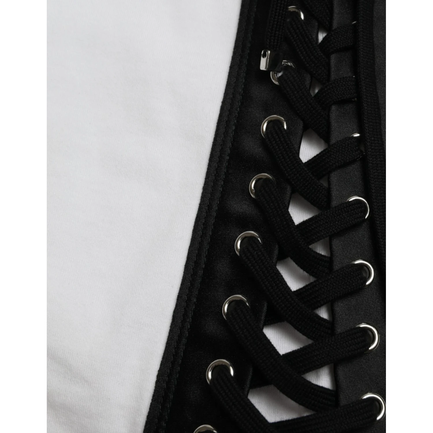 White Cotton 2000 Fashion Print Logo T-shirt
