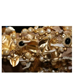 Gold SPECIAL Piece Runway Crystal Blouse
