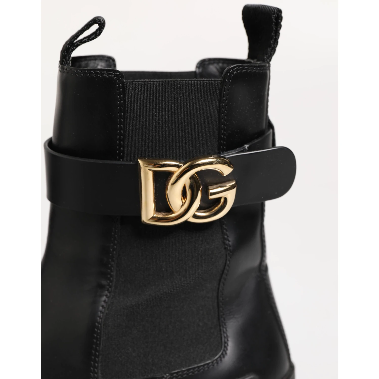 Black Gold DG Logo Trekking Calf Boots Shoes