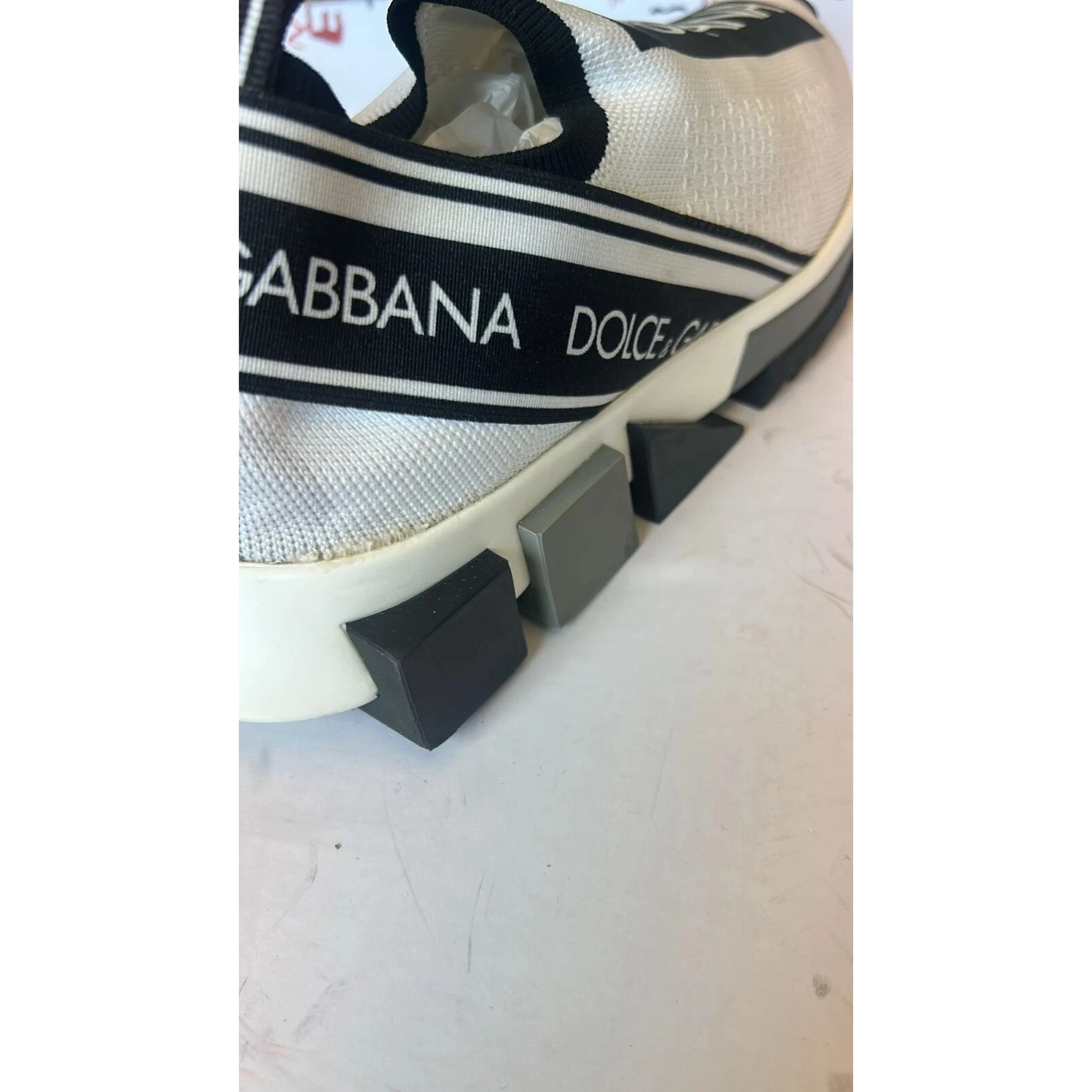 White Black Slip On Sorrento Sneakers Shoes