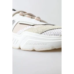 Sneakers White Beige Leather Sport DAYMASTER Shoes