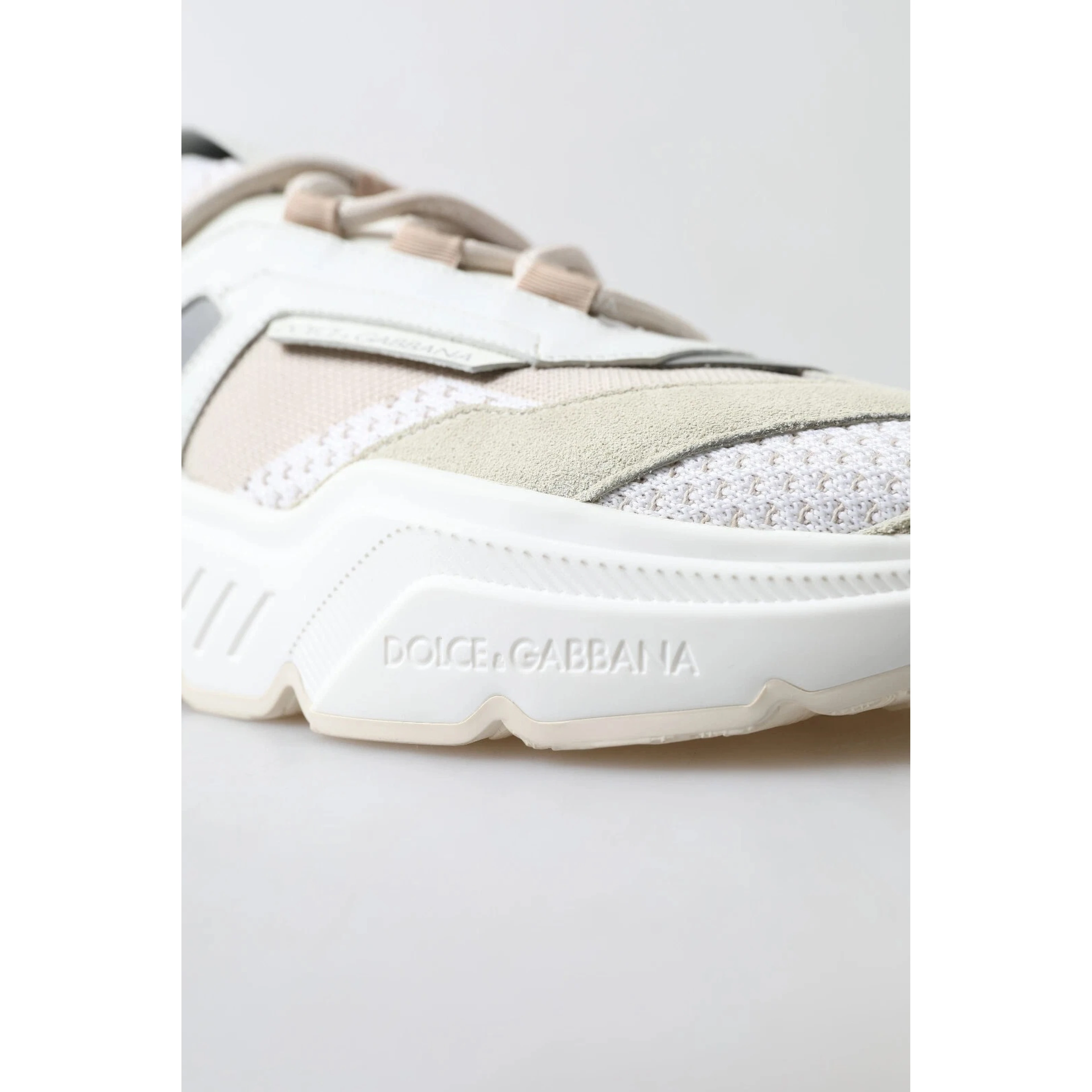 Sneakers White Beige Leather Sport DAYMASTER Shoes