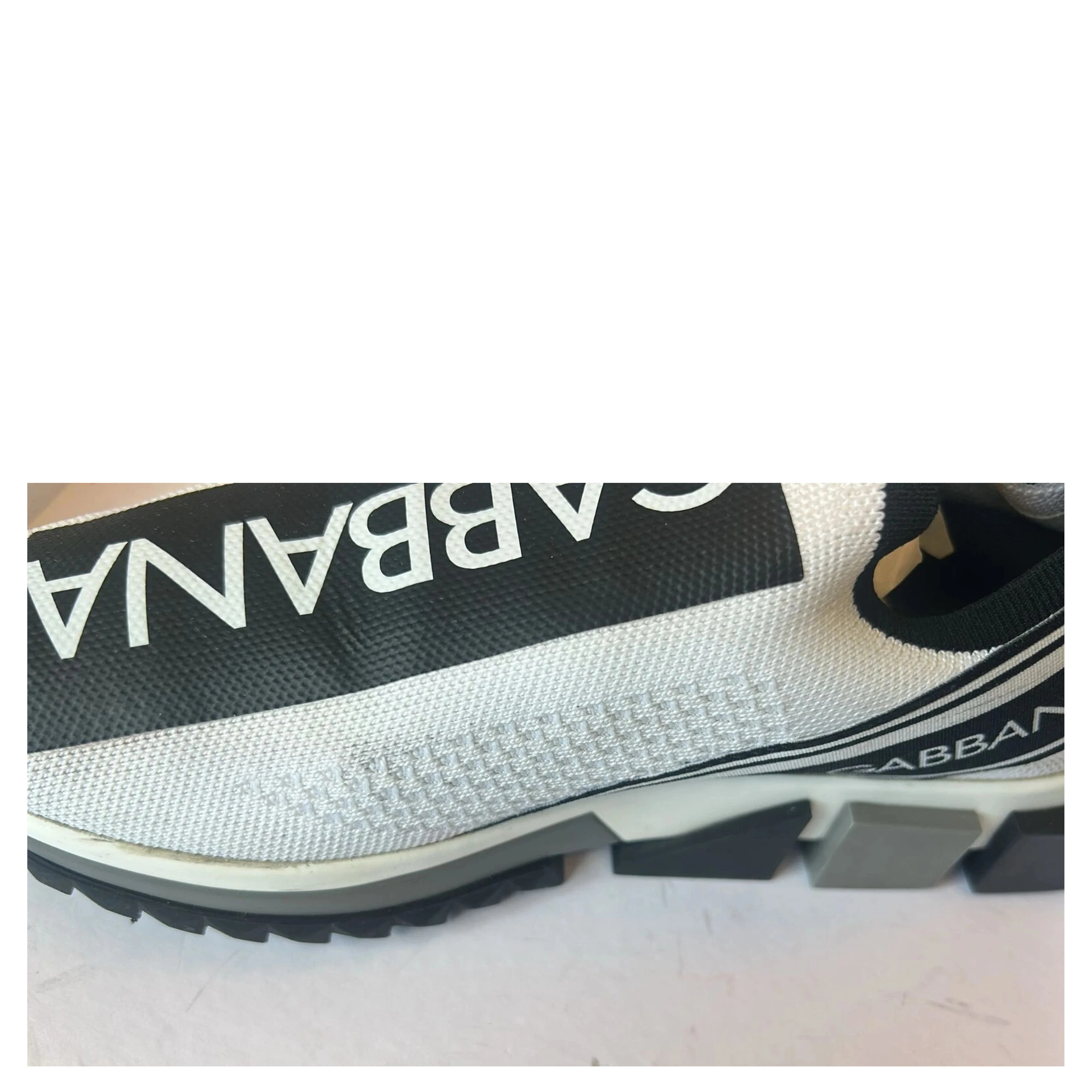 White Black Slip On Sorrento Sneakers Shoes