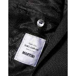 Black Single Breasted Men Coat MARTINI Blazer