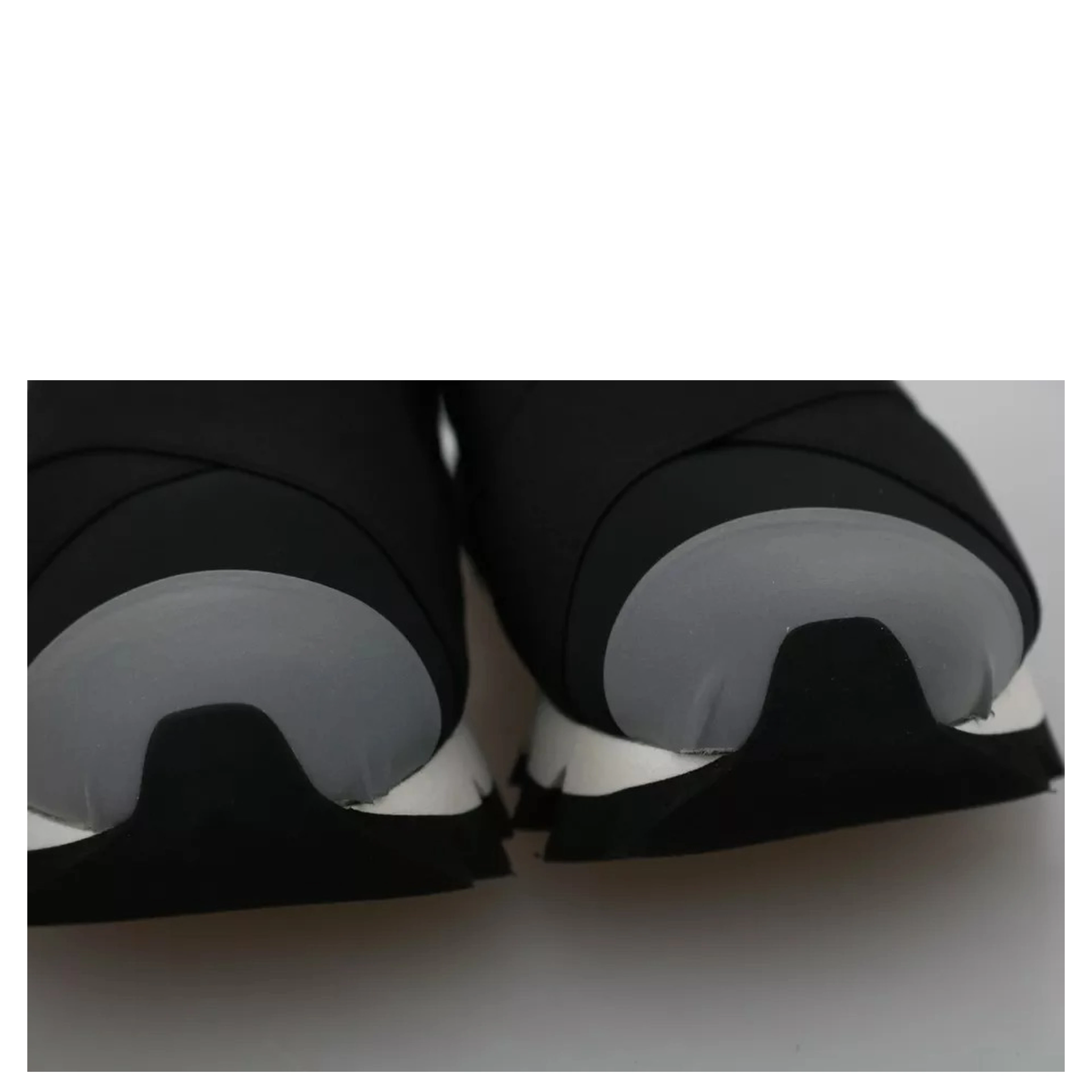 Black Shark Neoprene Stretch Sneakers Shoes