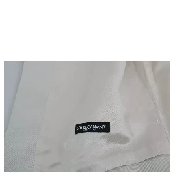 Off-White Cotton Silk Formal Coat Vest