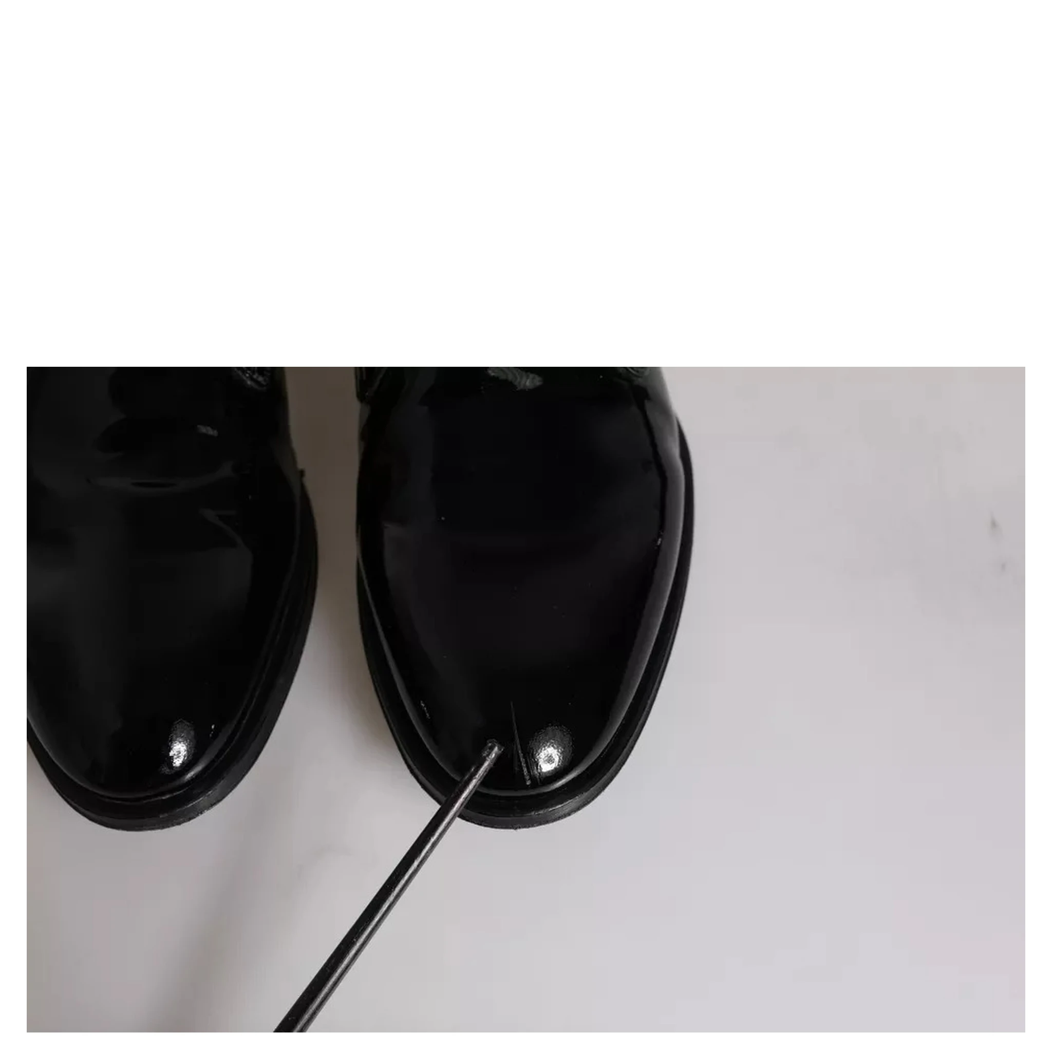 Black Calfskin Leather Derby Men Dress Shoes