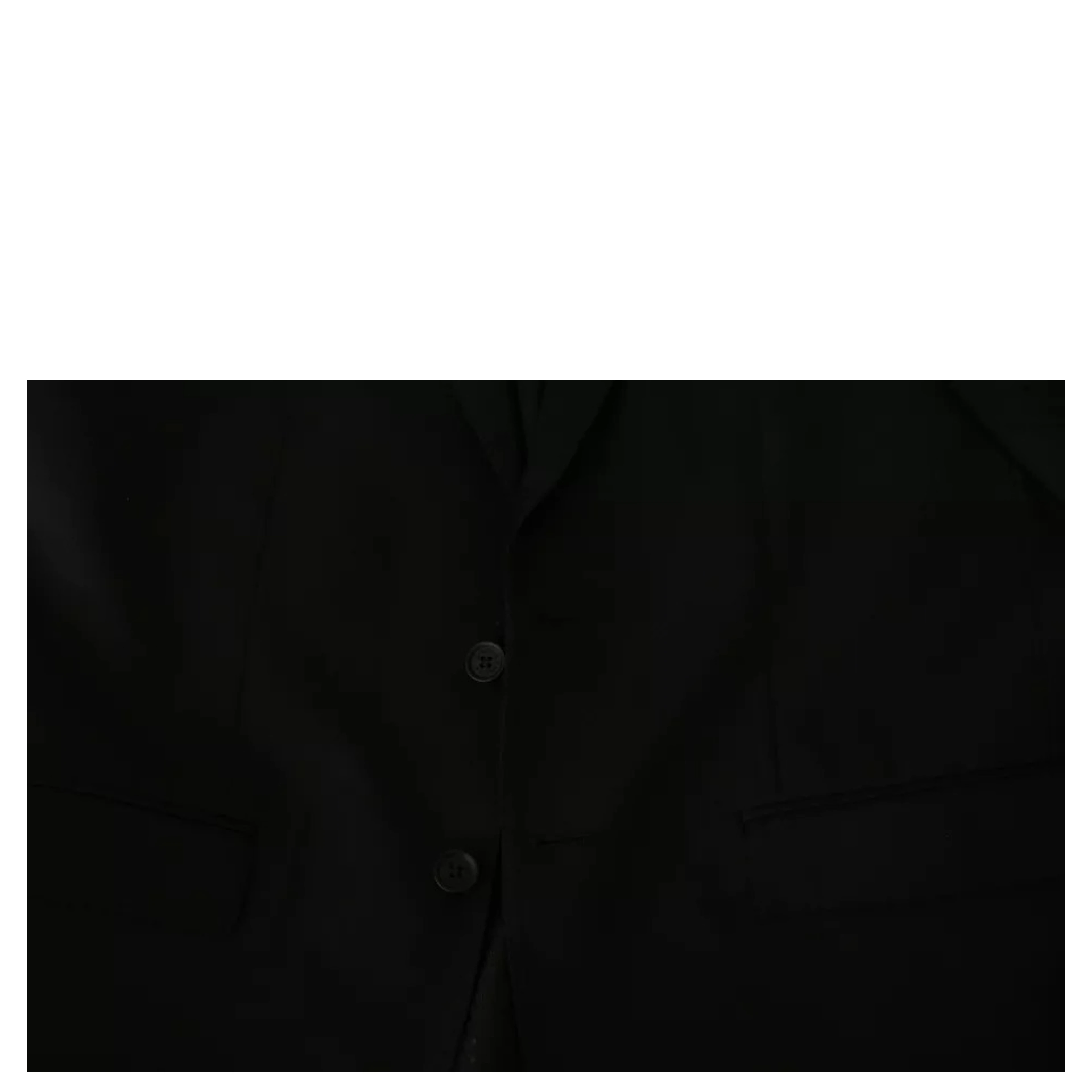 Black Wool Slim Fit Notch Jacket Blazer