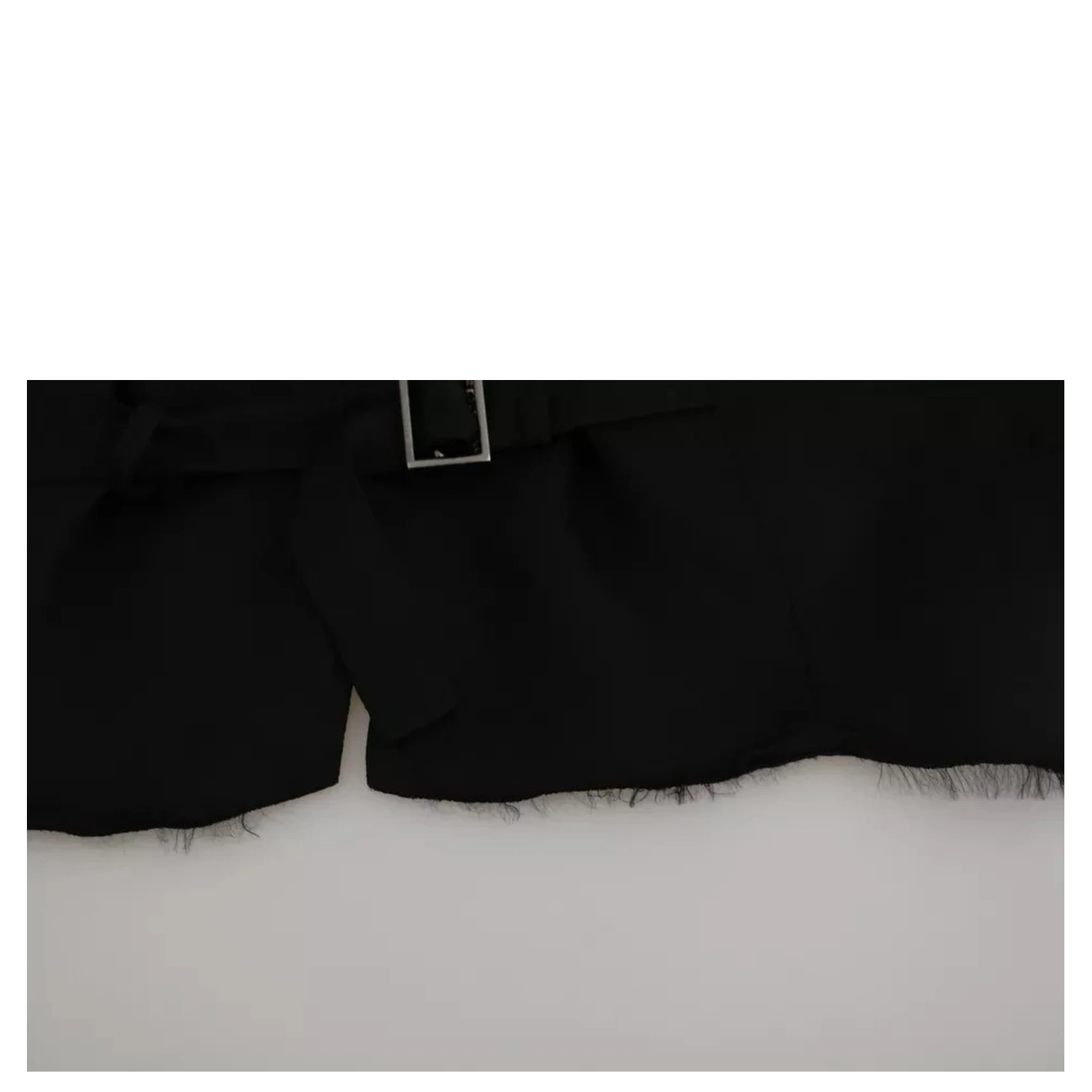 Black Solid STAFF Slim Fit Waistcoat Vest