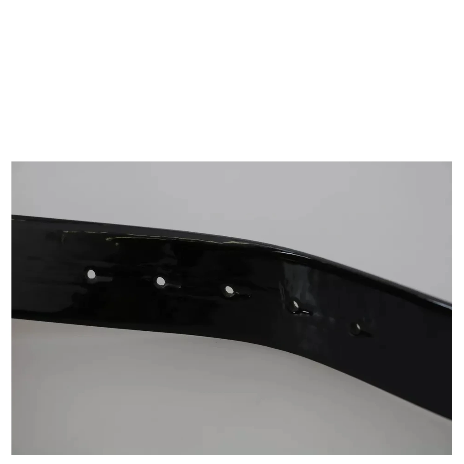 Black Shiny Leather Crystal Logo Buckle Belt