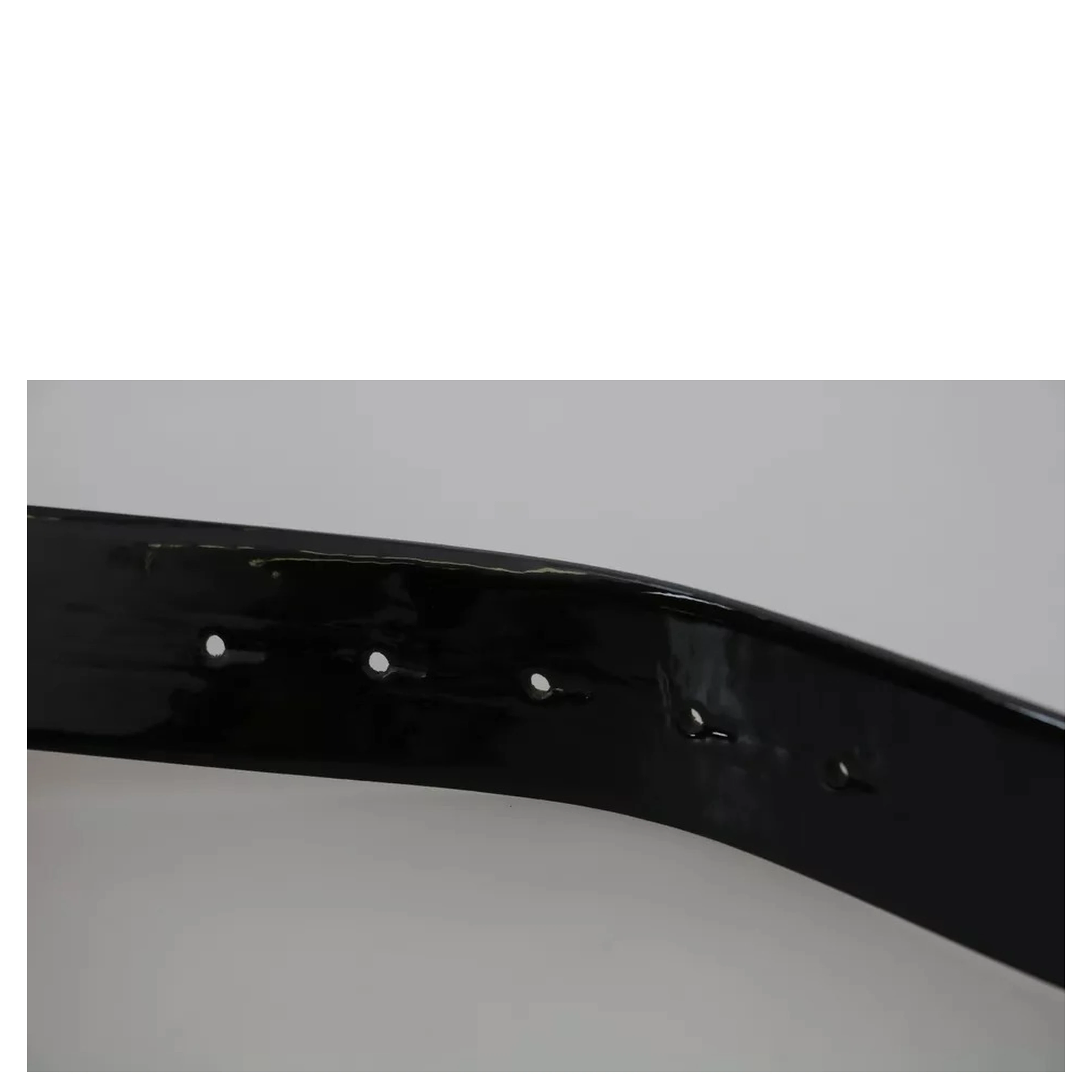 Black Shiny Leather Crystal Logo Buckle Belt