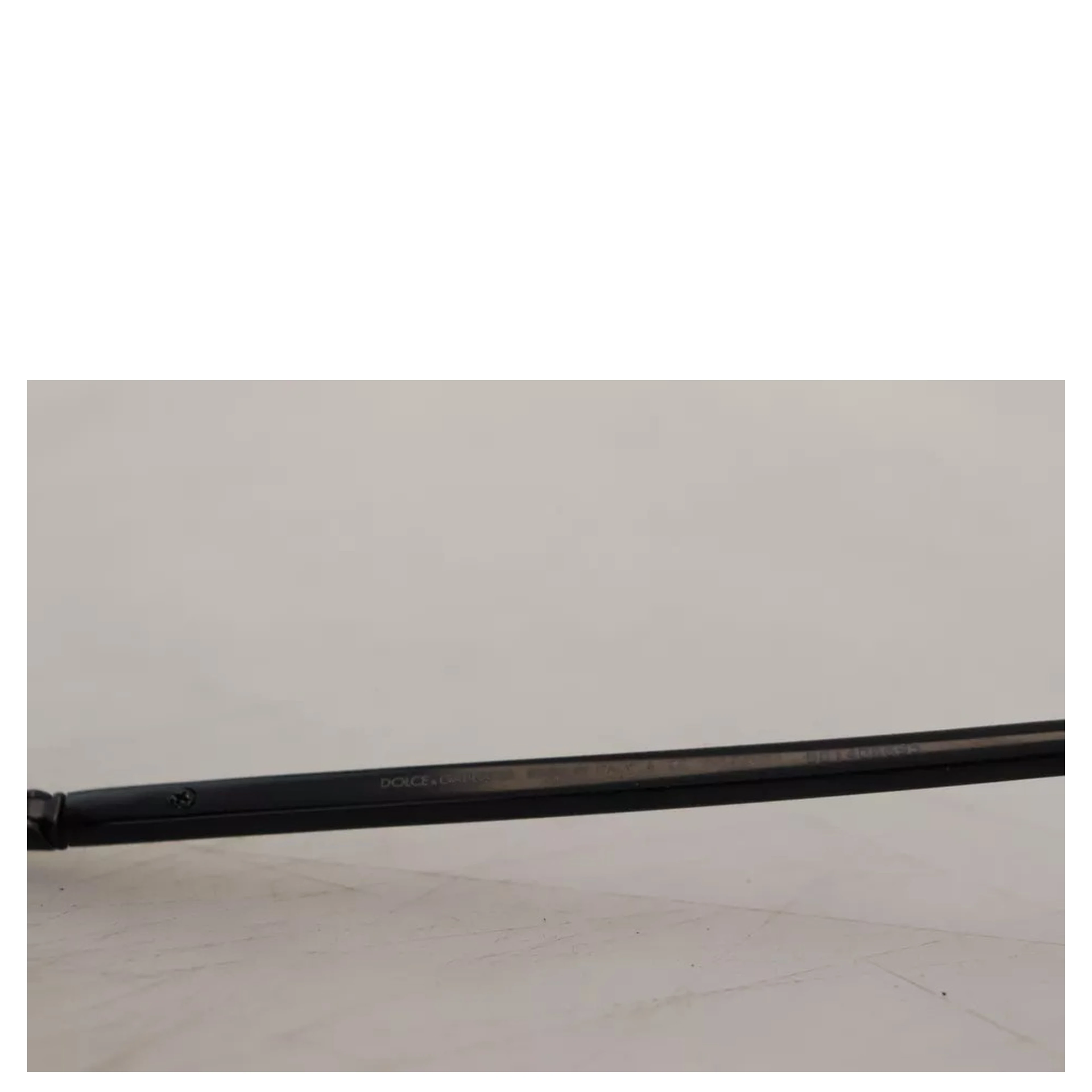 Matte Black Steel Frame Green Lens DG2245 Sunglasses