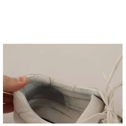 White Casual Leather Logo Men Sneakers Shoes
