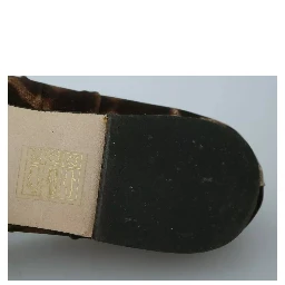 Brown Leopard Silk Ballerina Flats Shoes