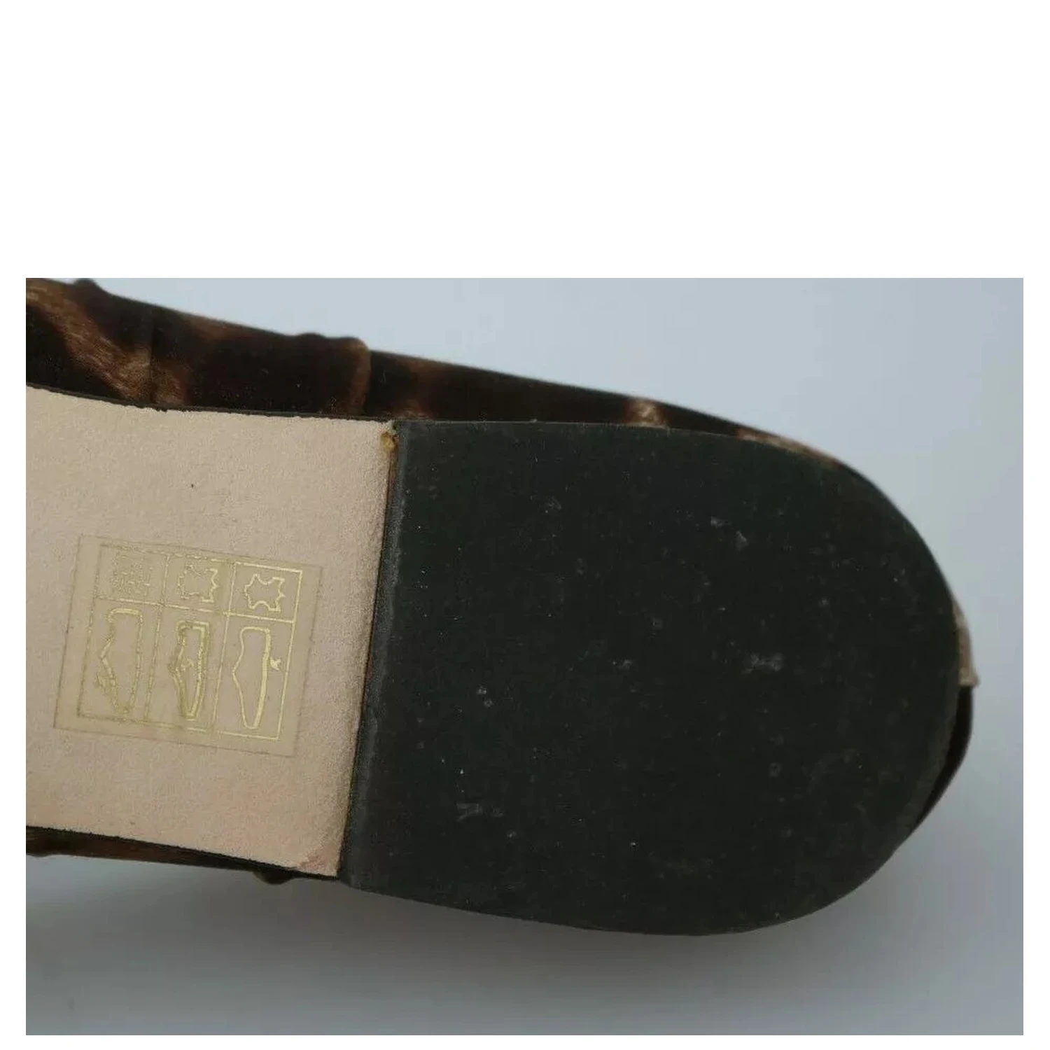 Brown Leopard Silk Ballerina Flats Shoes