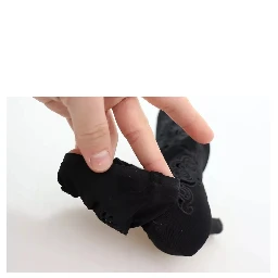 Black Stretch Pumps Boots Floral Lace Shoes
