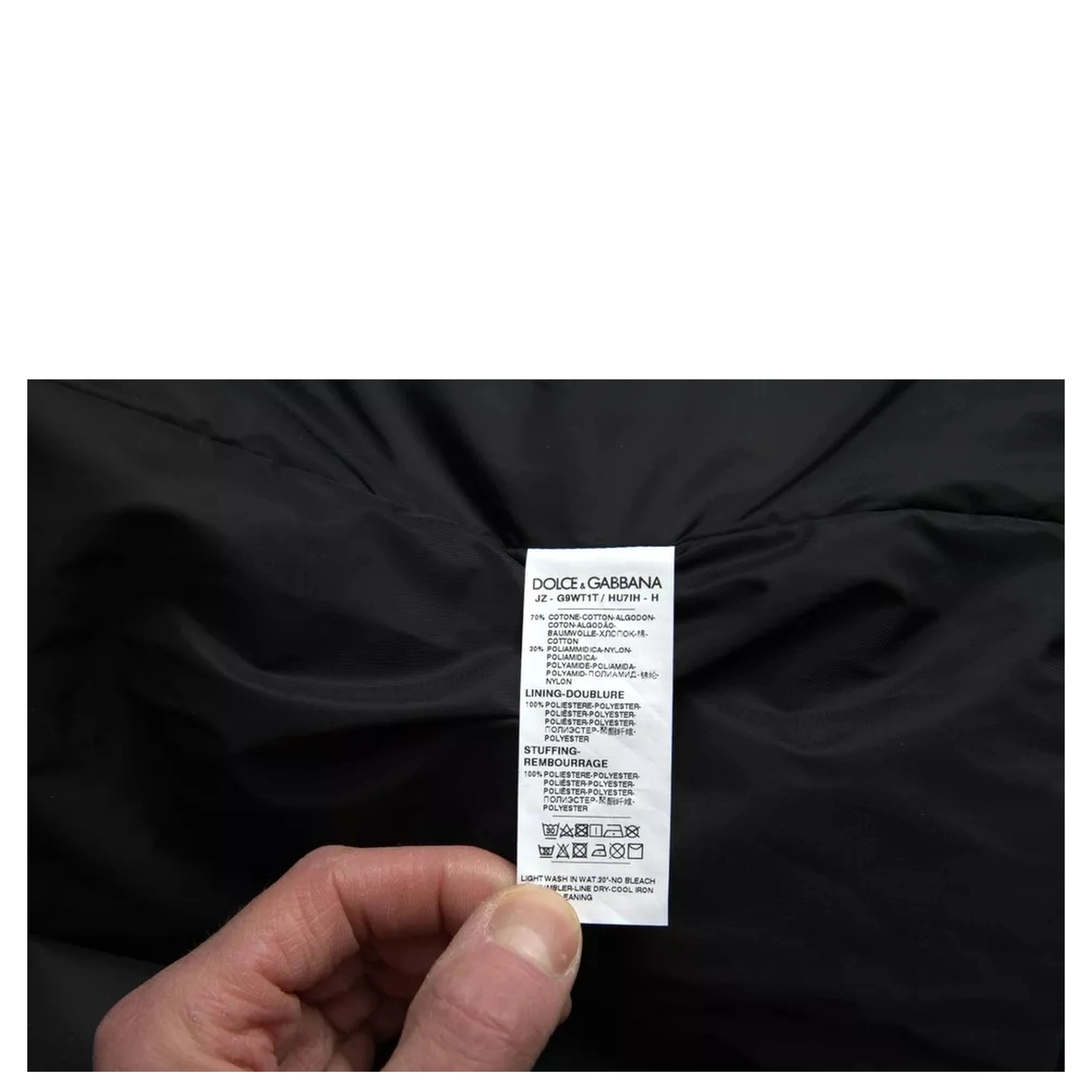 Black Cotton Hooded Logo Bomber Jacket