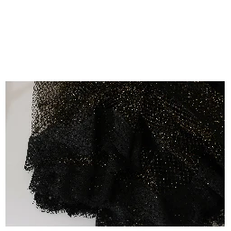 Black Gold Crystal Heart A-line Dress