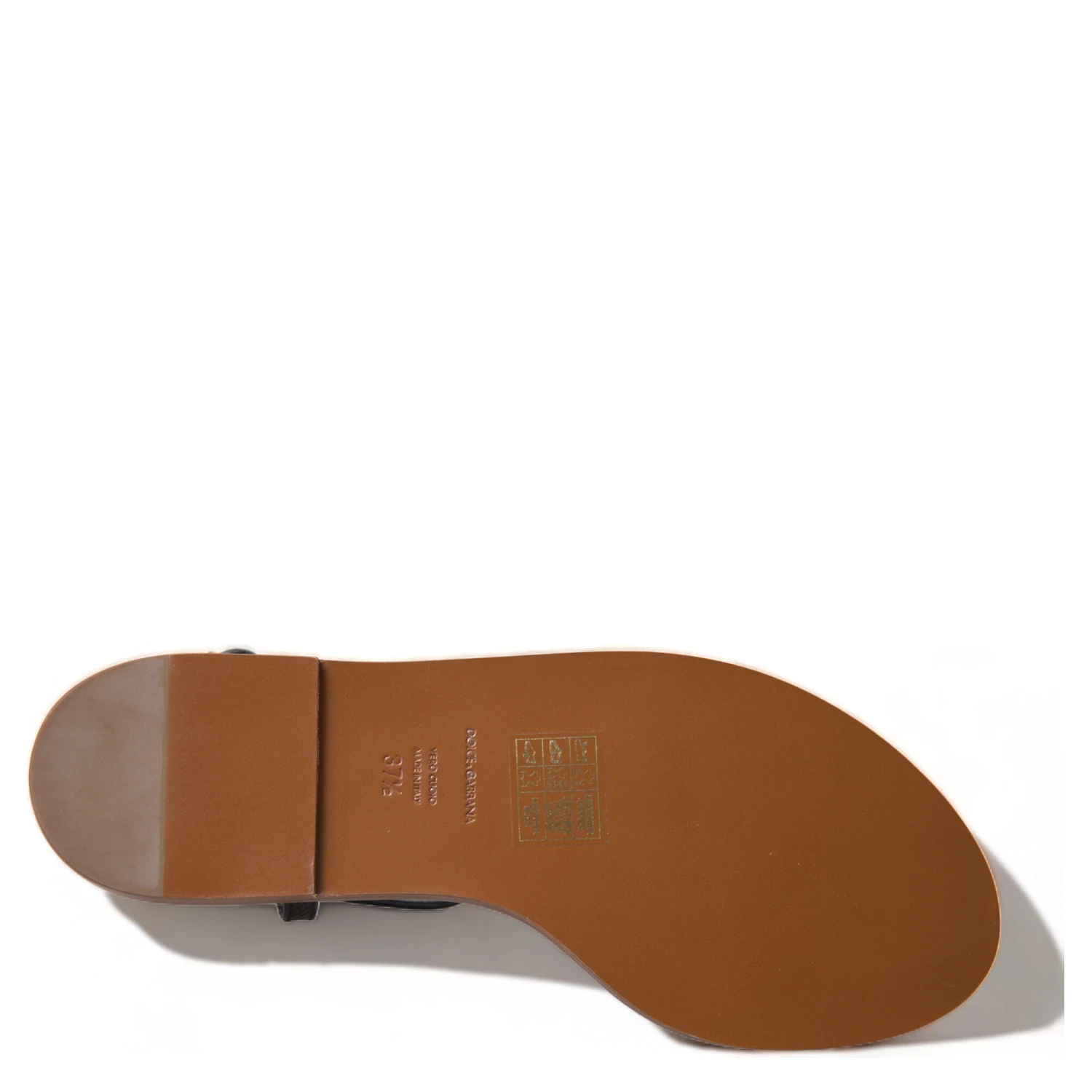 Black Crystal Gold Sandals Leather Shoes