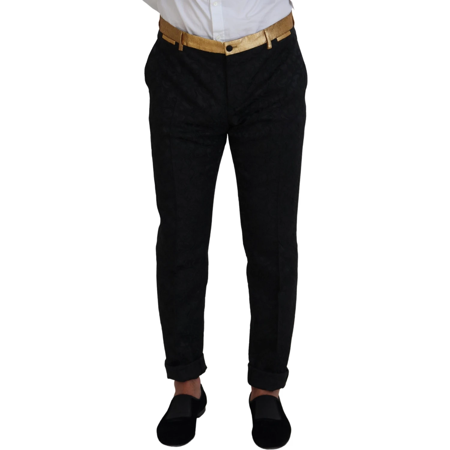 Black Gold Fantasy Tuxedo Slim Fit Suit