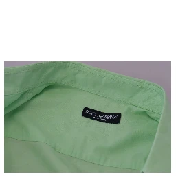 Mint Green Long Sleeves Button Down Shirt