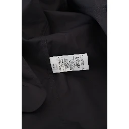 Blue Hooded Double Breasted Coat Jacket
