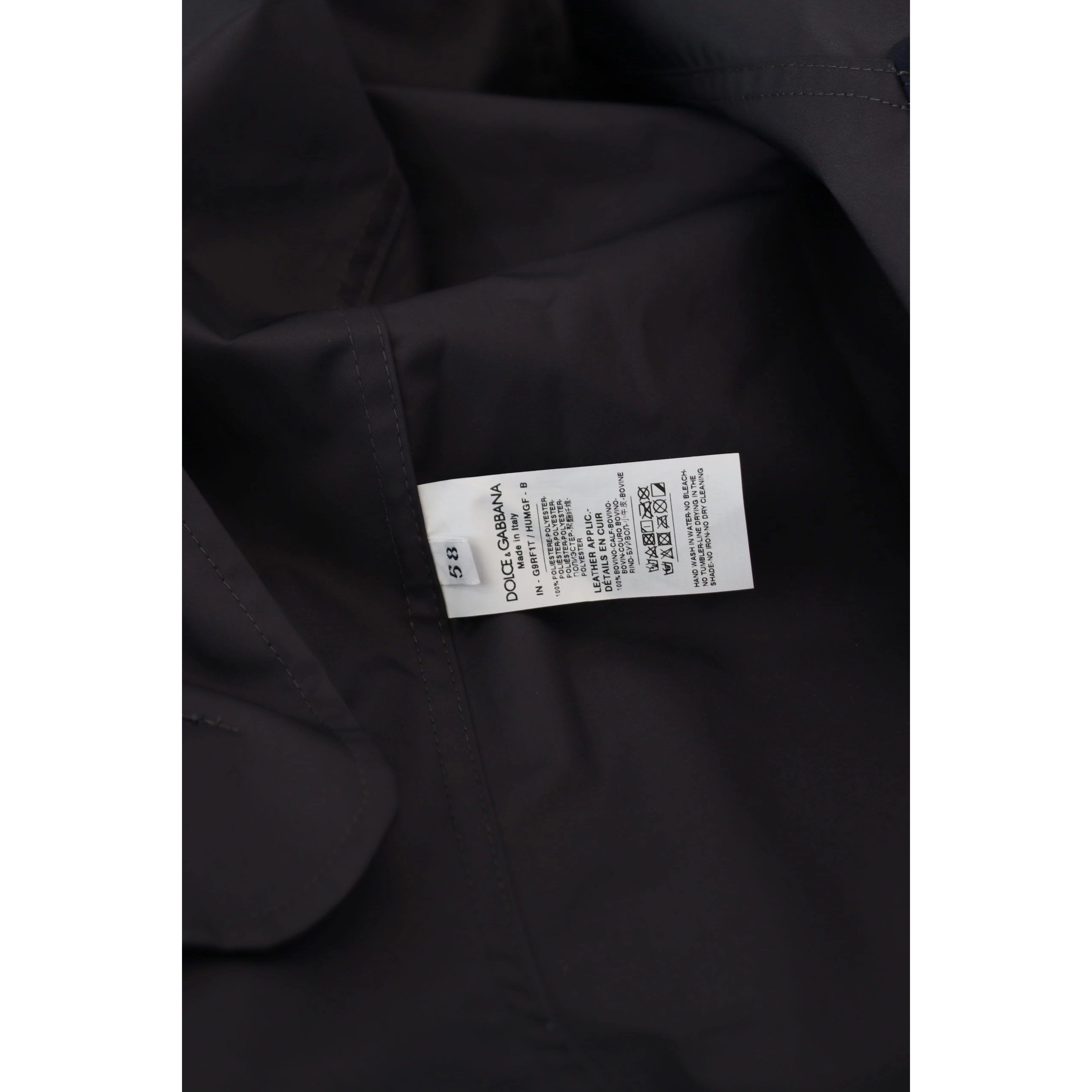 Blue Hooded Double Breasted Coat Jacket