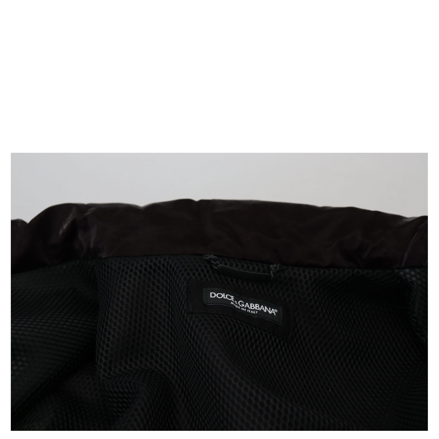 Bordeaux Nylon Collared Men Coat Jacket
