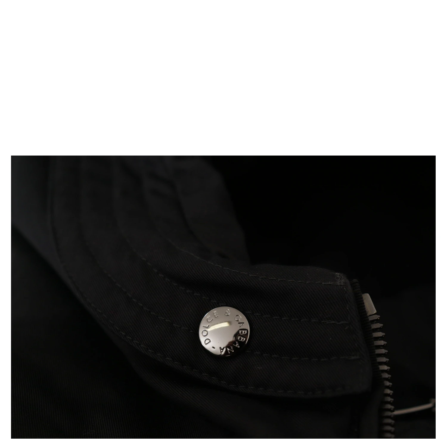 Black Nylon Hooded Parka Coat Winter Jacket