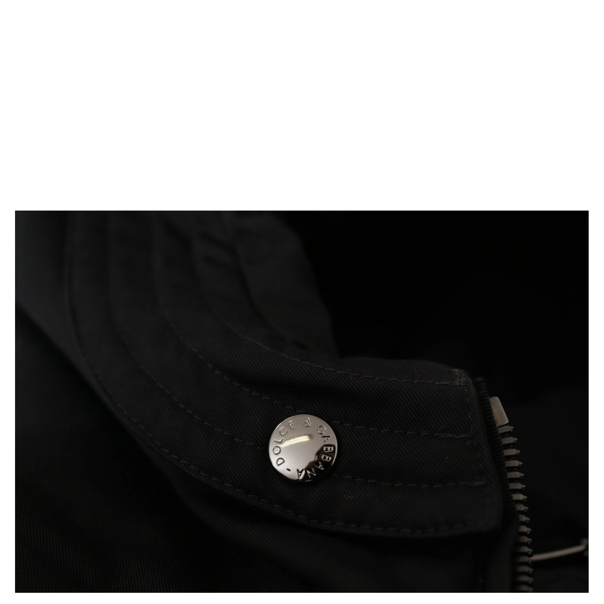 Black Nylon Hooded Parka Coat Winter Jacket