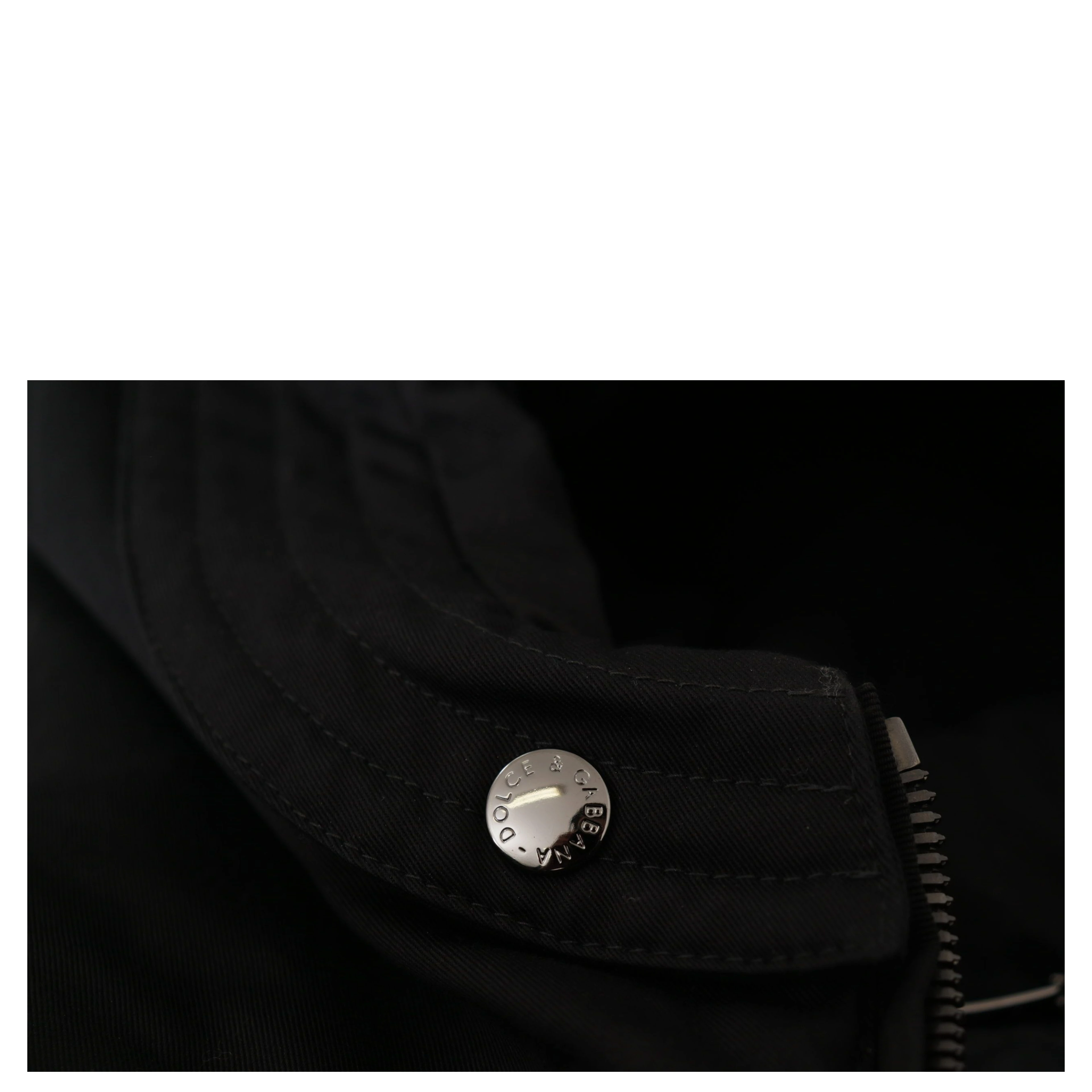 Black Nylon Hooded Parka Coat Winter Jacket