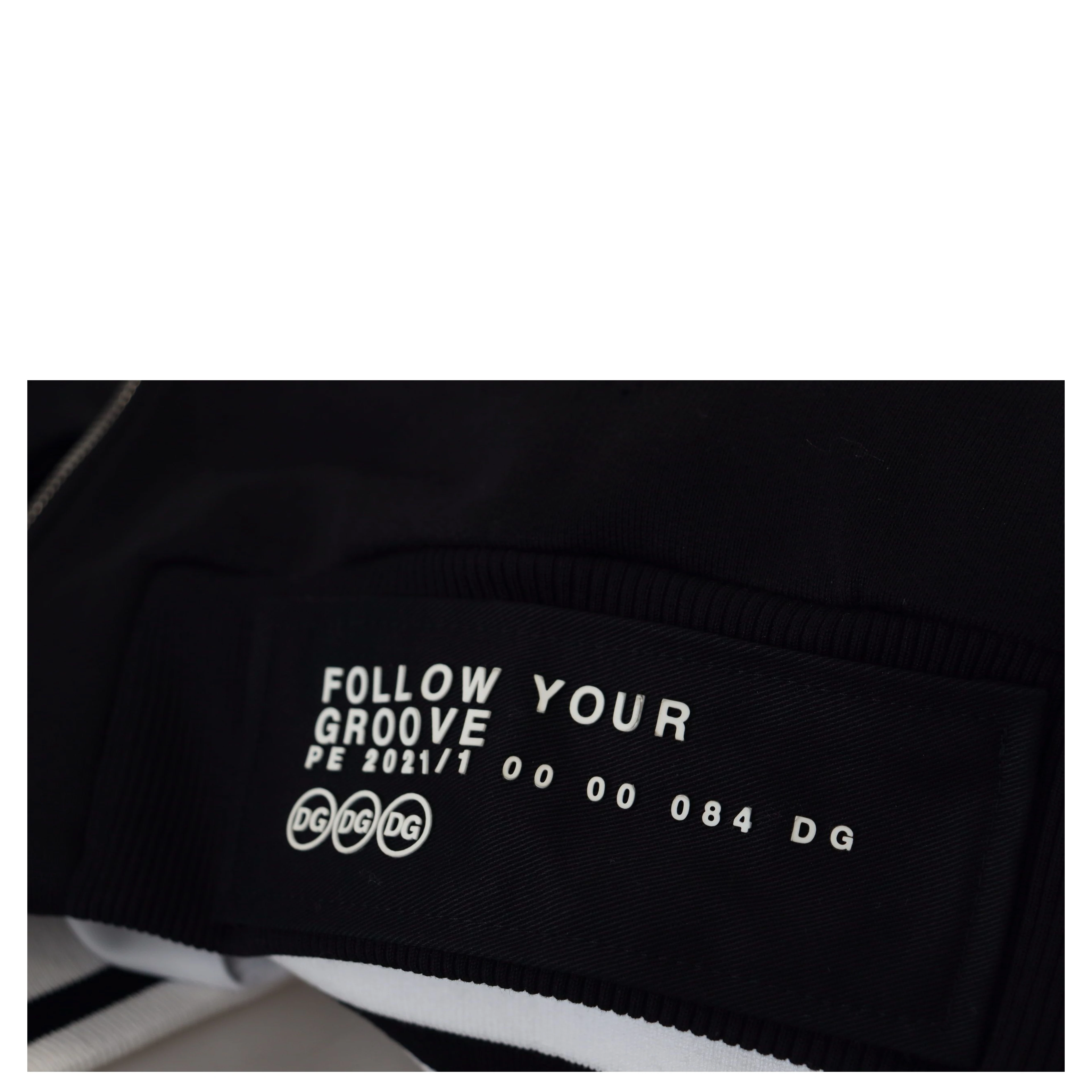 Black Polyester Hooded Full Zip Jacket