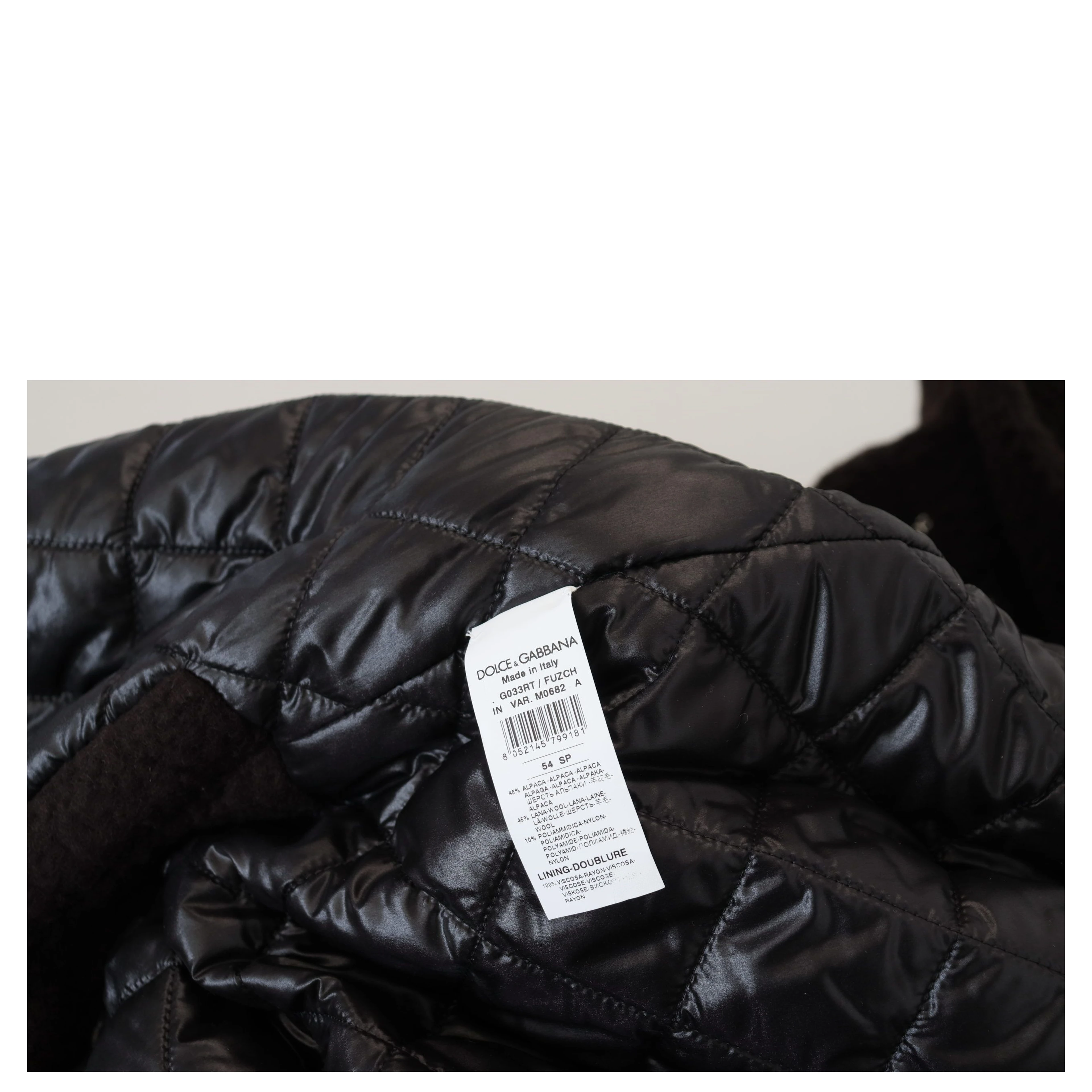 Black Alpaca Button Down Trench Coat Jacket