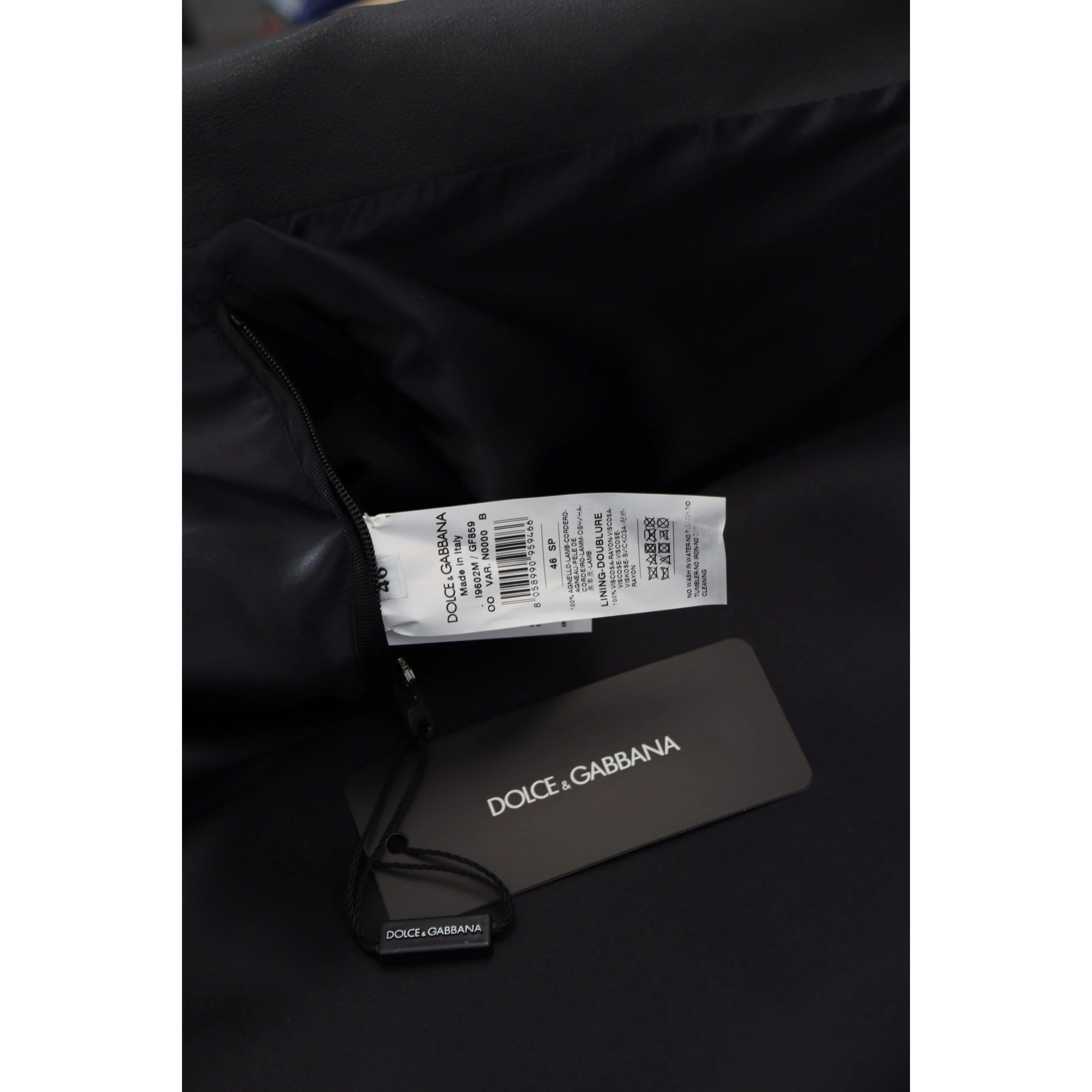 Black Leather Biker Coat Zipper Jacket