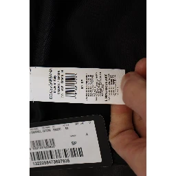 Black Houndstooth Polyester Bomber Jacket