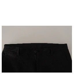Black Polyester Formal 2 Piece MARTINI Suit
