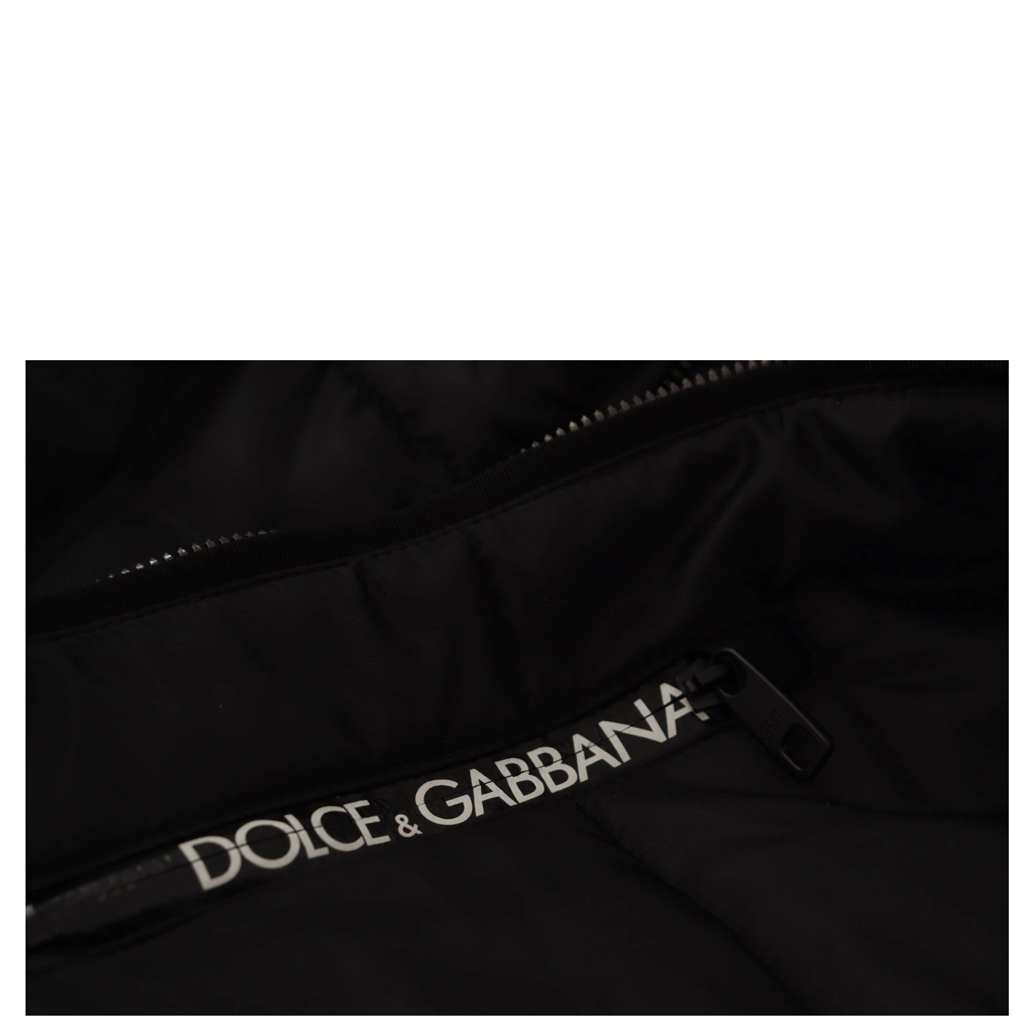 Black Nylon Hooded Parka Coat Winter Jacket