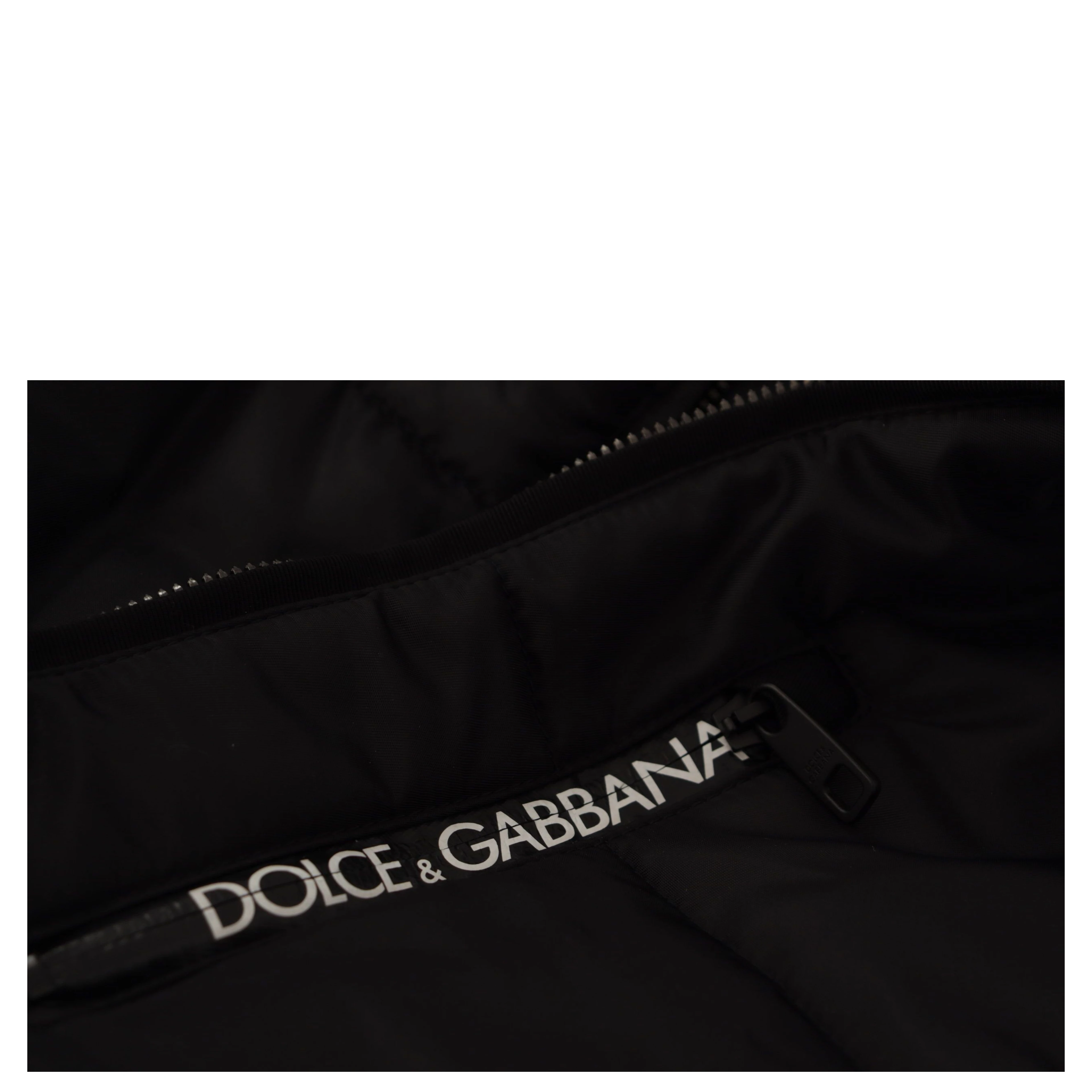 Black Nylon Hooded Parka Coat Winter Jacket