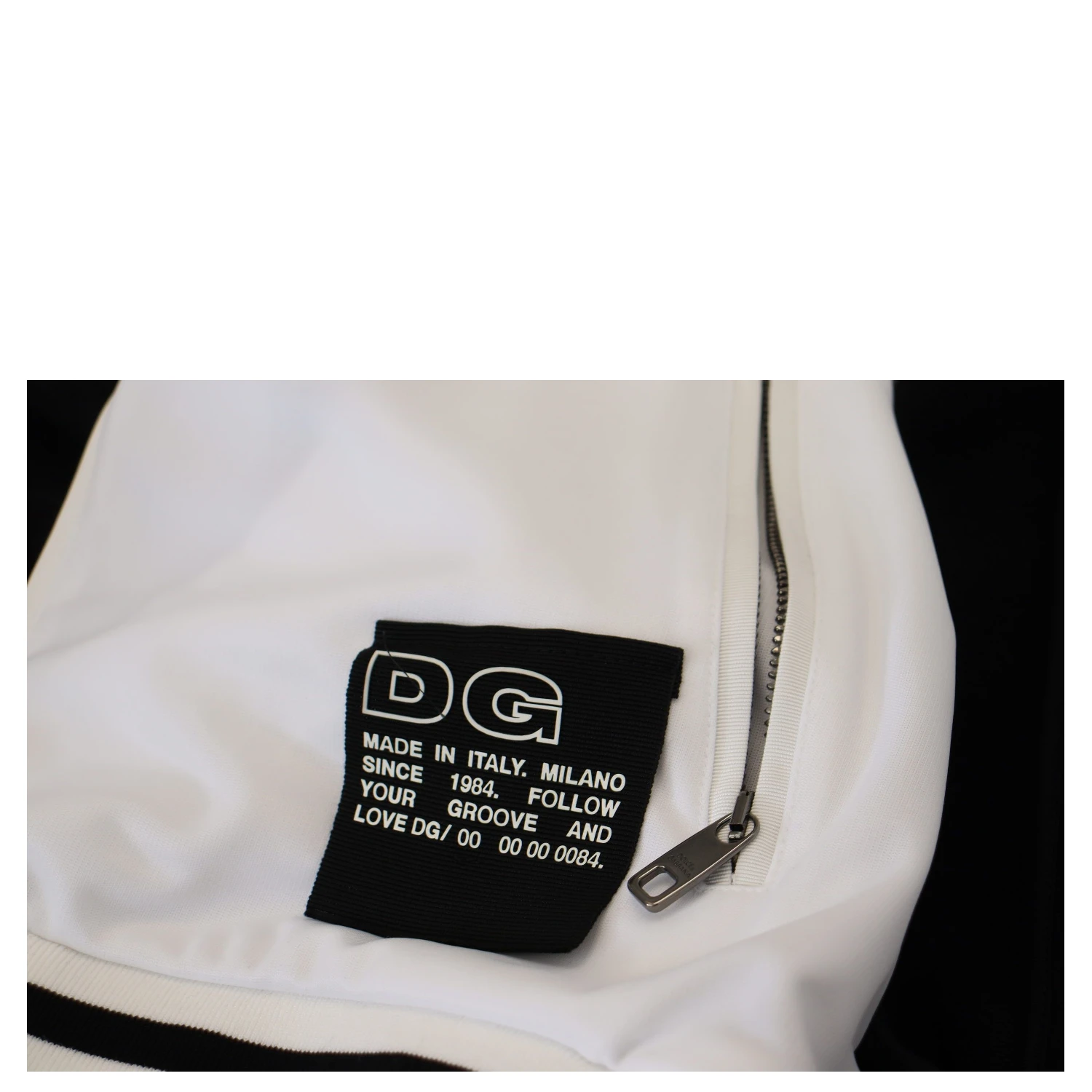 Black Polyester Hooded Full Zip Jacket