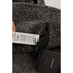Gray Cotton Single Breasted Fantasy Blazer
