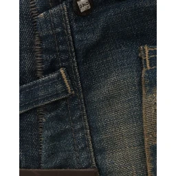 Blue straight leg jeans