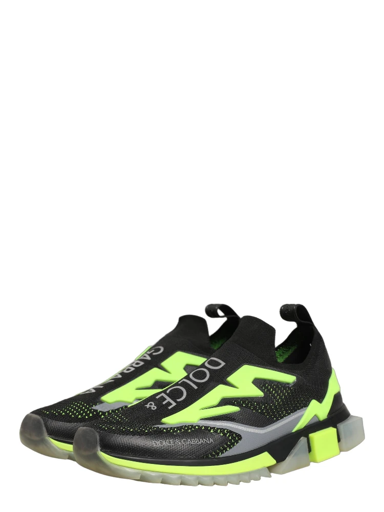 Black Green Sorrento Low Top Sneakers Shoes