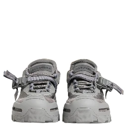 Gray Airmaster Panelled Low Top Men Sneakers Shoes
