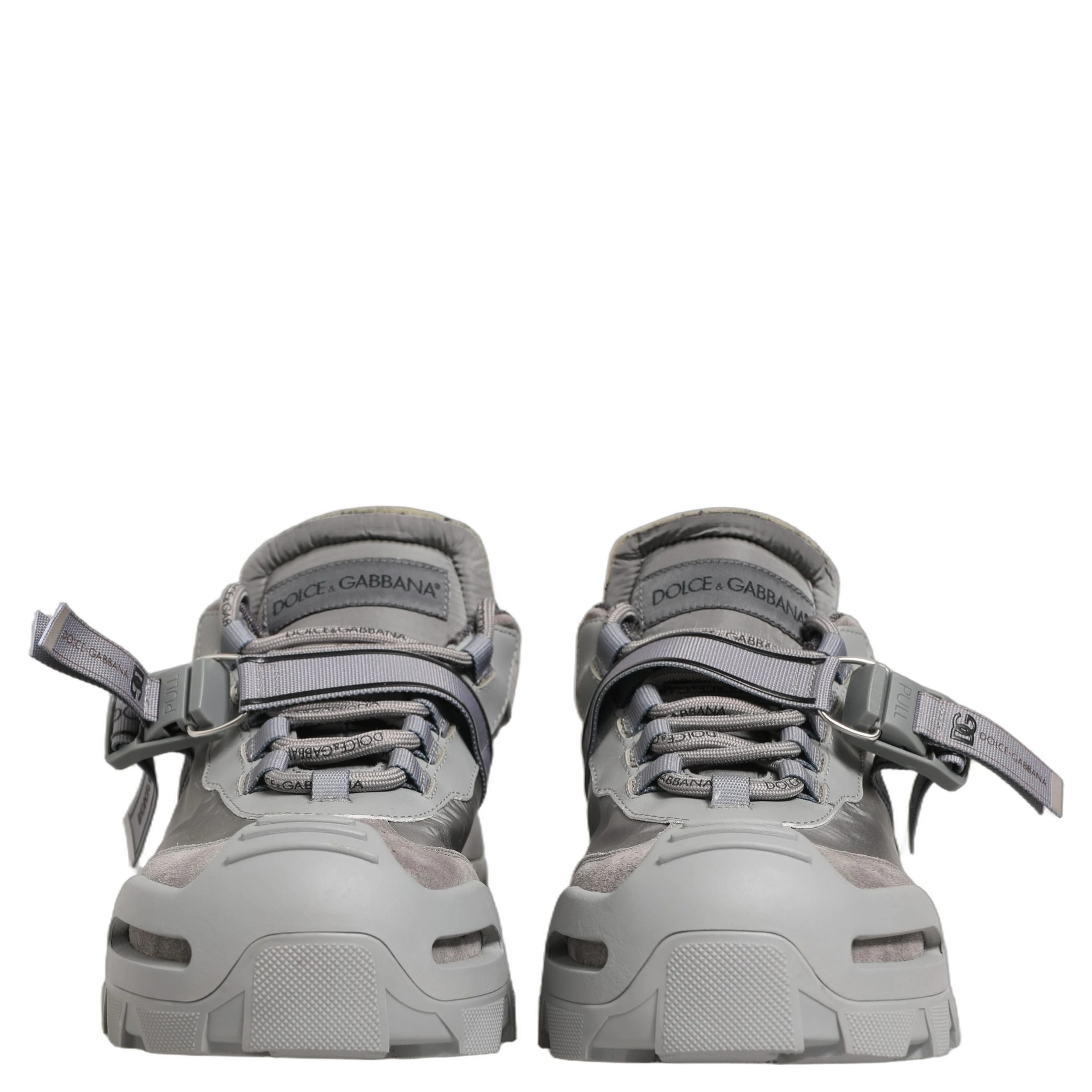 Gray Airmaster Panelled Low Top Men Sneakers Shoes