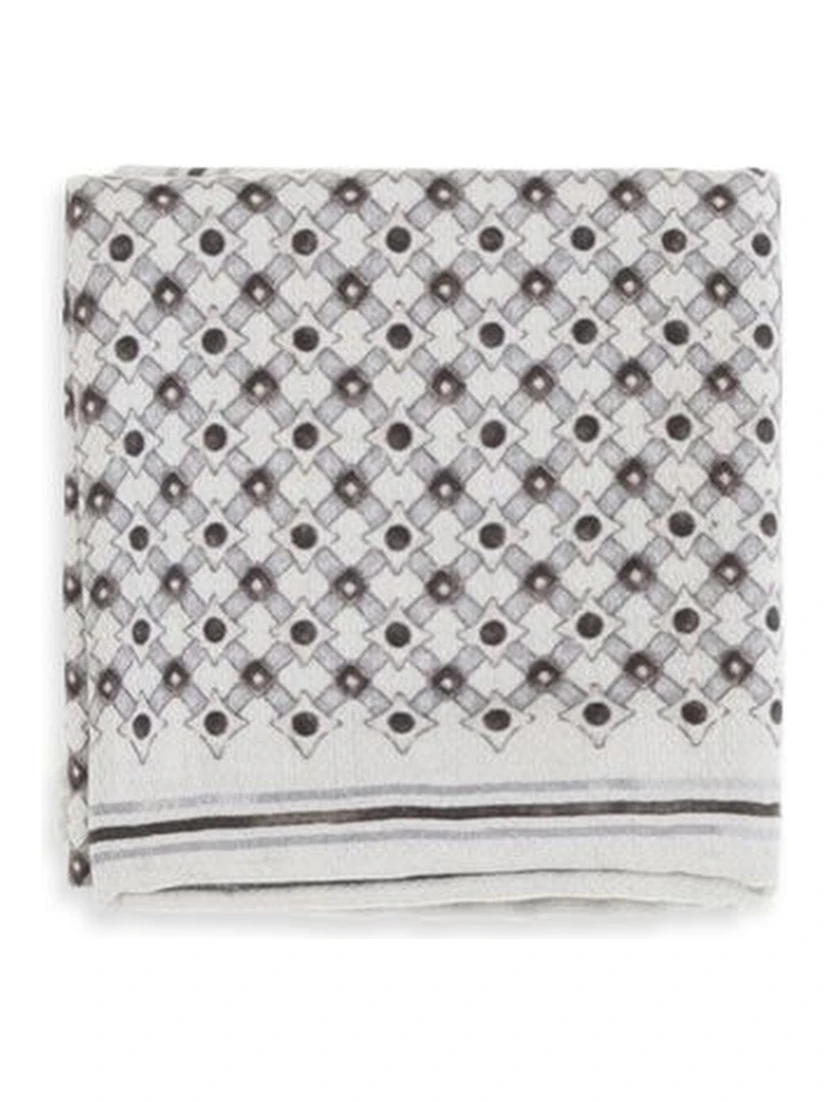 Gray Silk Scarf