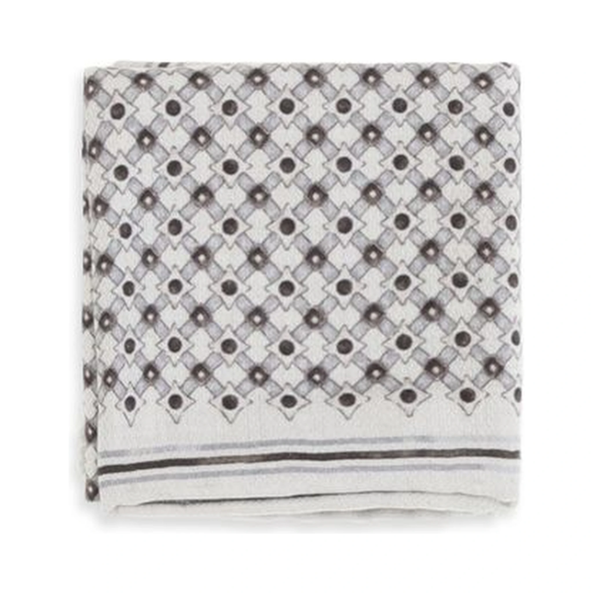 Gray Silk Scarf